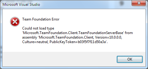 Could not load type. Could not show enterregistrationform could not load Type System runtime Port forward Network.